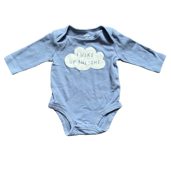 4 Carter's Long-Sleeved Bodysuits / Onesies, Size 3 Months - Picture 5 of 6